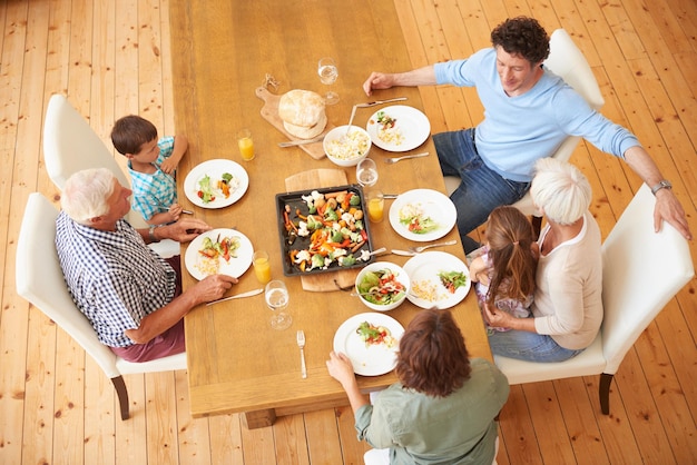 Masa pregătită acasă